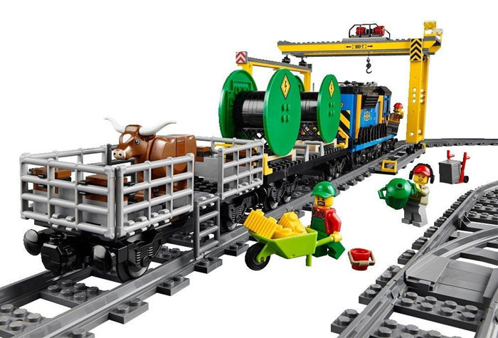 Конструктор Lion King (Lepin) аналог Lego City 60052 Грузовой поезд