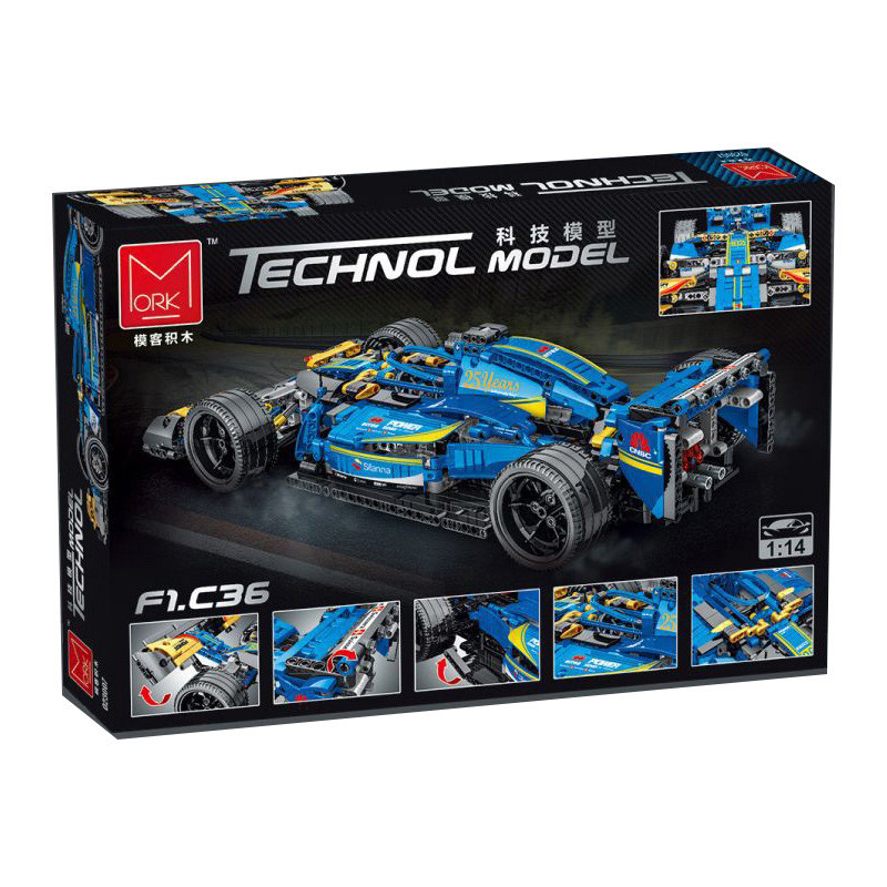 Конструктор MORK Гоночный болид F1 Blue Equation Racing