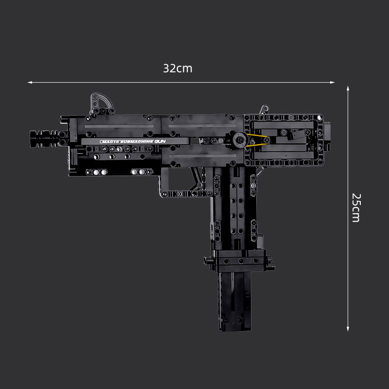 Конструктор Mould King Пистолет-пулемёт Ingram MAC-10