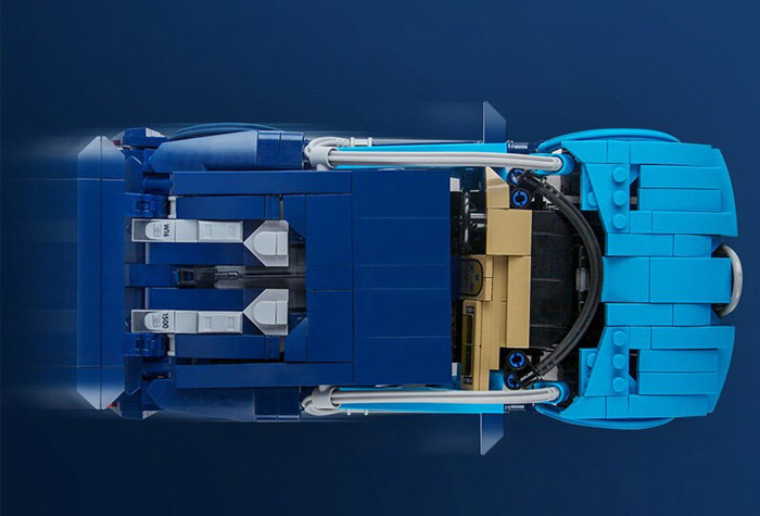 Конструктор Sembo Block Спорткар Bugatti
