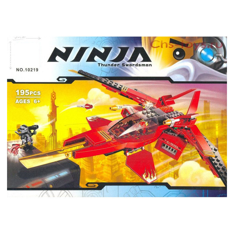Конструктор BELA аналог Lego Ninjago 70721 Истребитель Кая