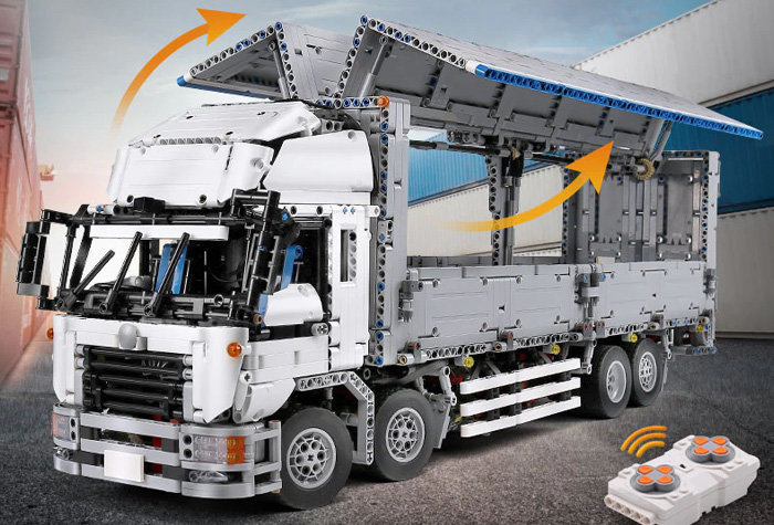 Конструктор Mould King Грузовик с прицепом (фура) Wing Body Truck (Аналог Лего Техник MOC 1389)