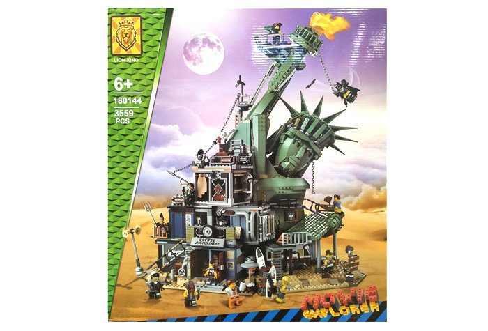 Конструктор Lion King (Lepin) аналог Lego Movie 70840 Добро пожаловать в Апокалипс-град!