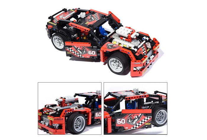 Конструктор Decool аналог LEGO 42041 Гоночный грузовик 2 в 1