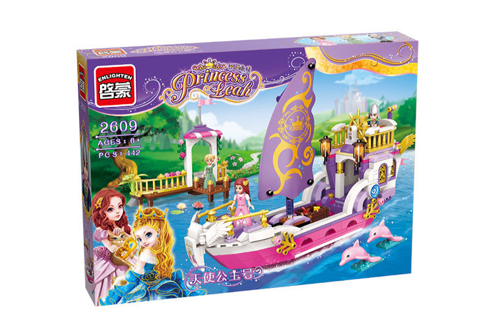 Конструктор Qman (Enlighten Brick) Корабль принцессы Ангел