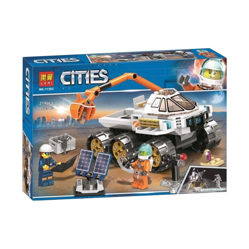Конструктор LARI аналог Lego City 60225 Тест-драйв вездехода