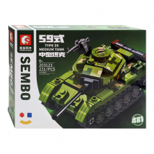 Конструктор Sembo Block Средний танк Type 59