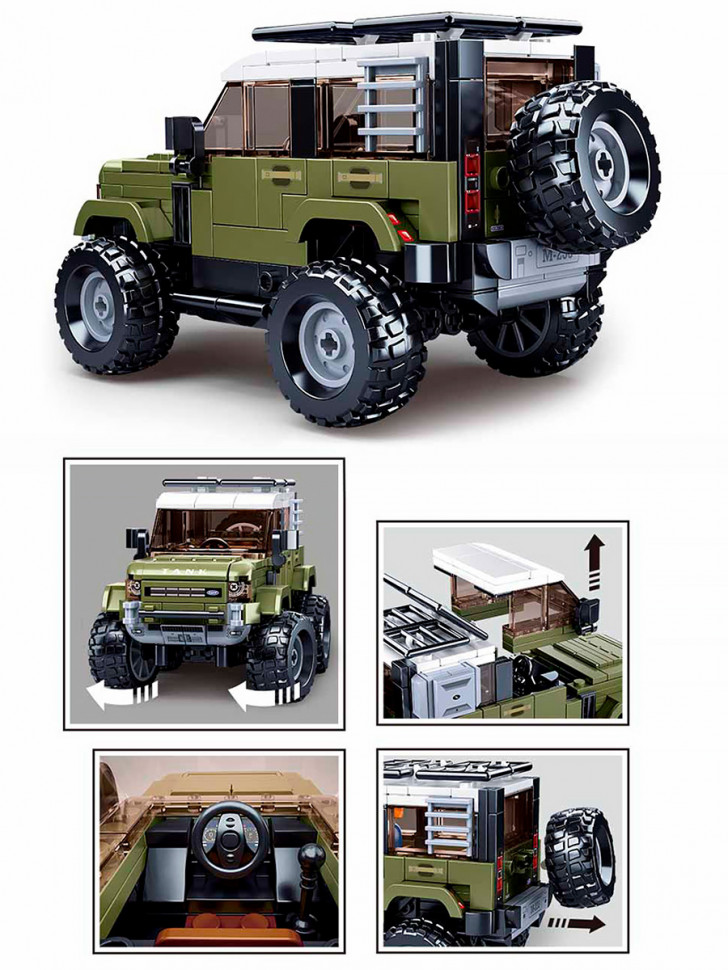 Конструктор Sluban Внедорожник Land Rover Defender
