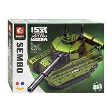 Конструктор Sembo Block Легкий танк Type 15