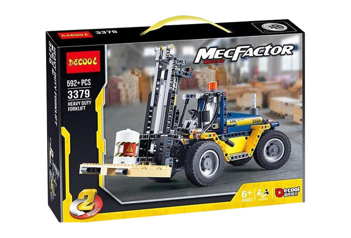 Конструктор Decool аналог LEGO 42079 Сверхмощный вилочный погрузчик