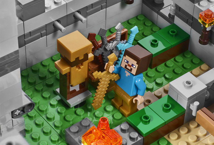 Конструктор аналог Lego Minecraft 21127 Крепость