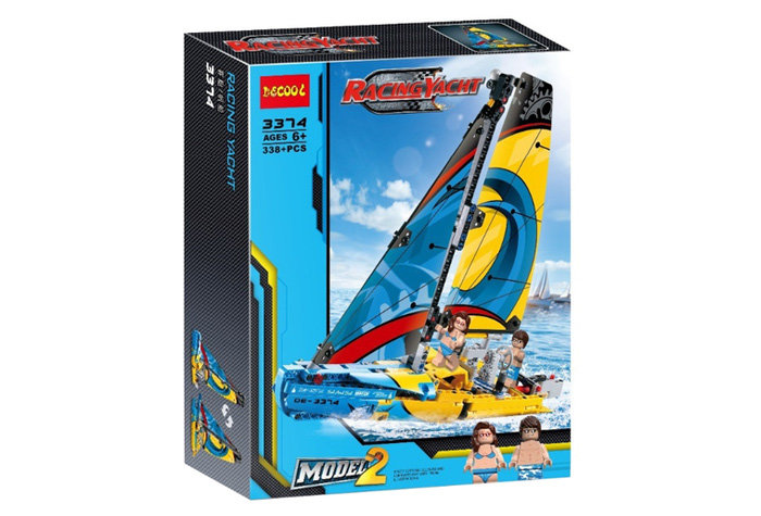 Конструктор Decool аналог LEGO 42074 Гоночная яхта