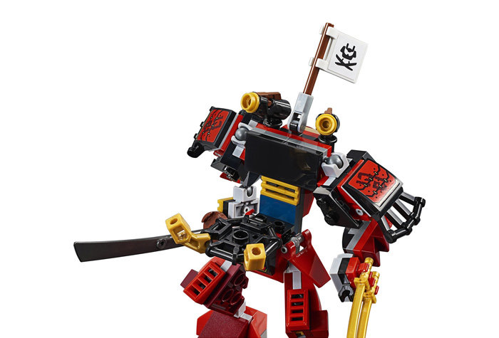 Конструктор BELA аналог LEGO 70665 Робот-самурай