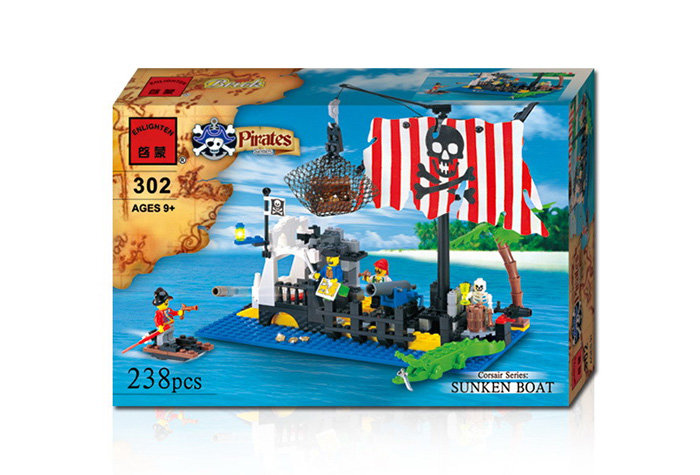 Конструктор Enlighten Brick Кораблекрушение
