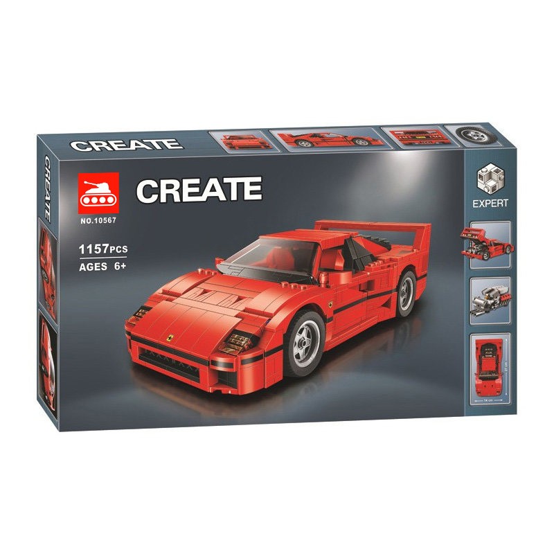 Конструктор аналог Lego Creator 10248 Спорткар Ferrari F40