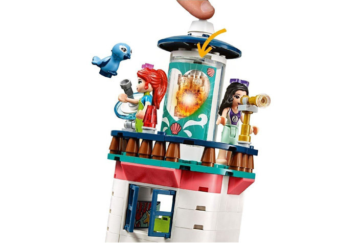 Конструктор LARI аналог Lego Friends 41380 Спасательный центр на маяке