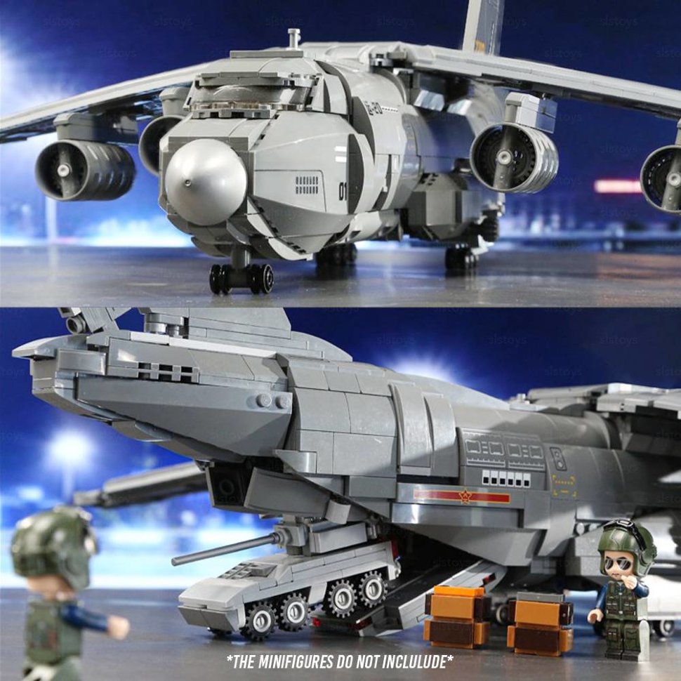 Конструктор QMAN Тяжёлый военно-транспортный самолёт Y-20