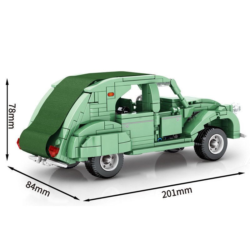 Конструктор Sembo Block Пекинский автомузей: Citroen 2CV