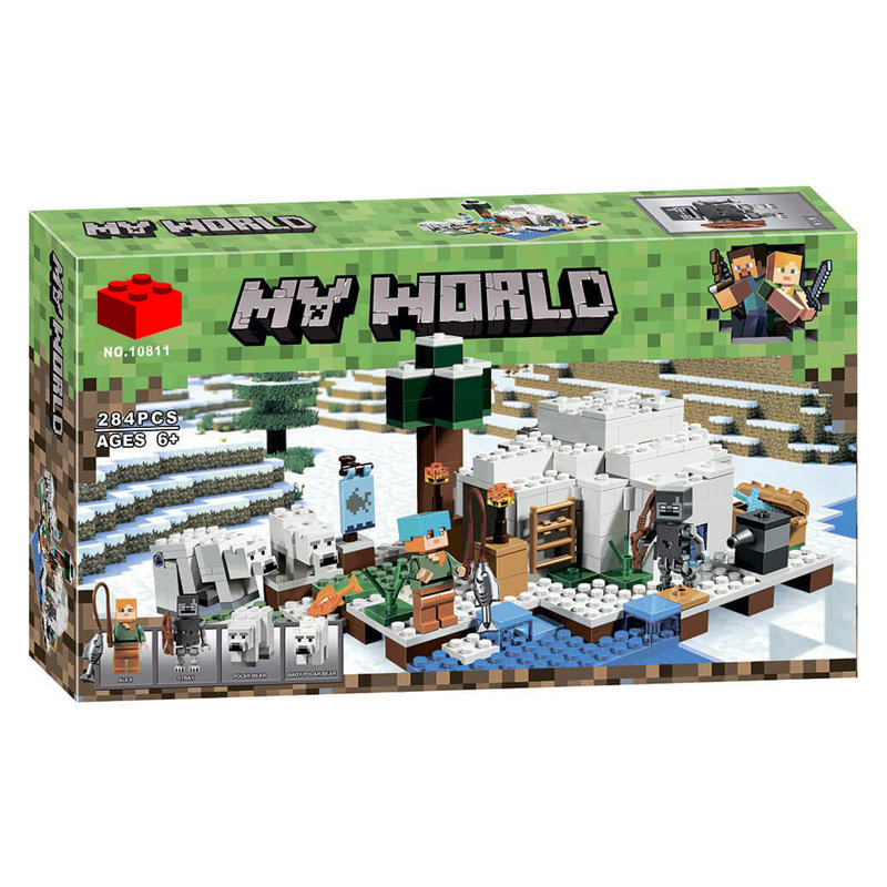 Конструктор BELA аналог Lego Minecraft 21142 Иглу
