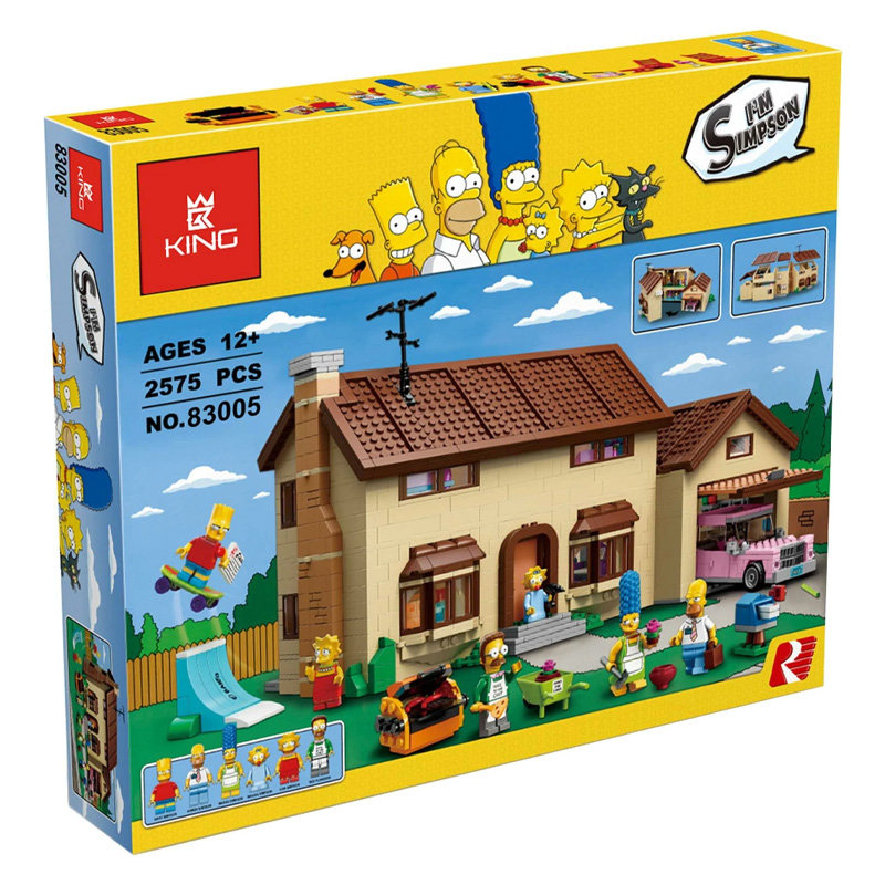 Конструктор KING аналог Lego Simpsons 71006 Дом Симпсонов