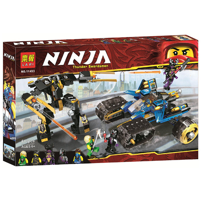 Конструктор LARI аналог Lego Ninjago 71699 Внедорожник-молния