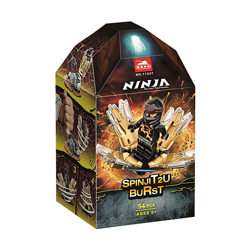Конструктор аналог Lego Ninjago 70685 Шквал Кружитцу - Коул