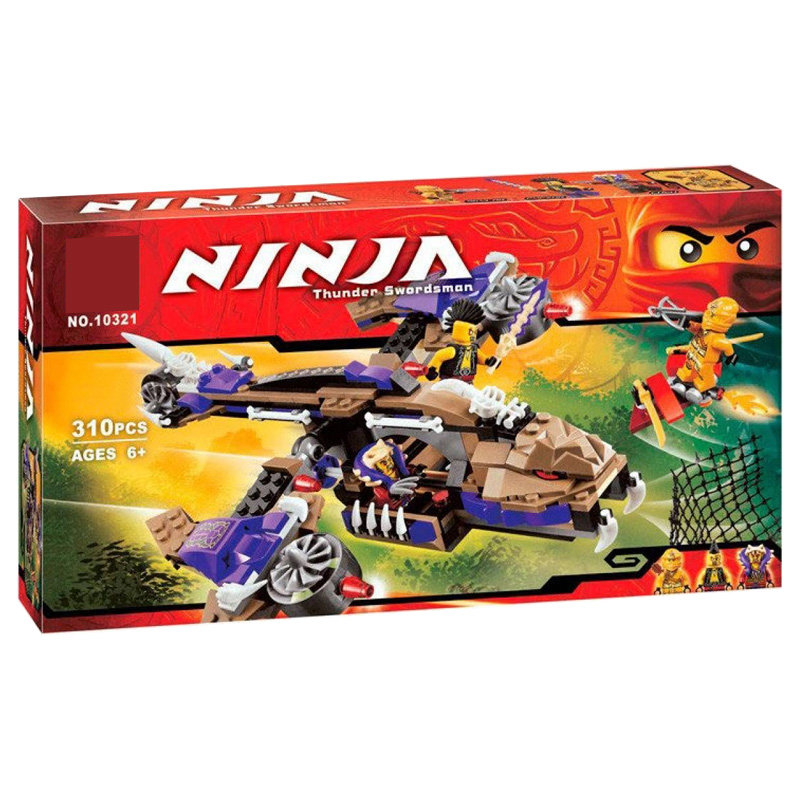 Конструктор BELA аналог Lego Ninjago 70746 Вертолетная атака Анакондраев