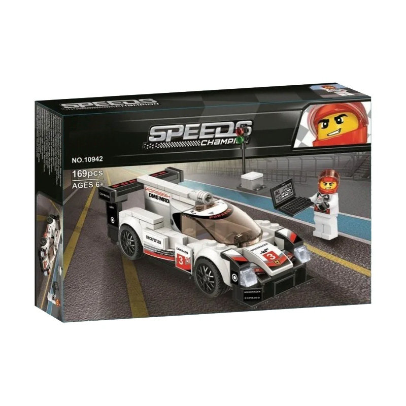 Конструктор BELA аналог Lego Speed Champions 75887 Porsche 919 Hybrid