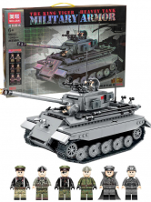 Конструктор MEI LIAN Немецкий танк PZ VI Ausf. B Tiger II (Королевский Тигр)