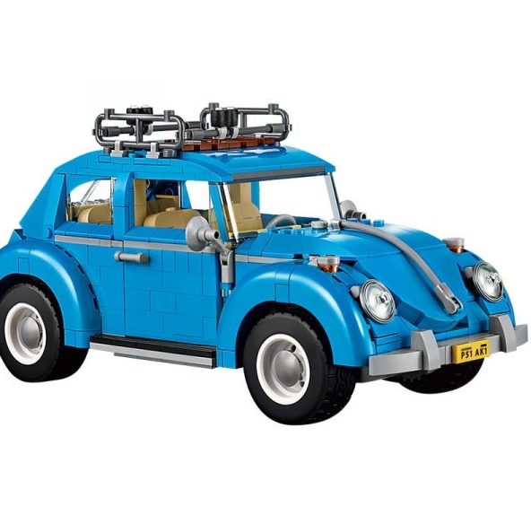 Конструктор Автомобиль Фольксваген Жук 1193 детали