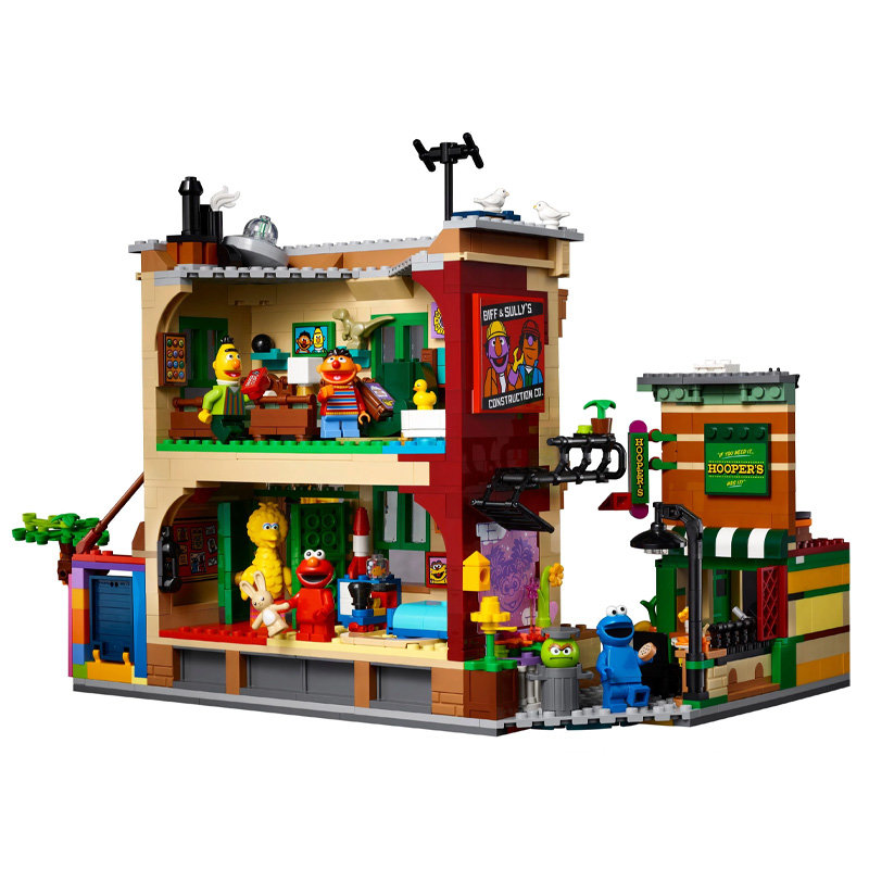 Конструктор аналог Lego Ideas 21324 Улица Сезам,123