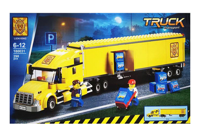 Конструктор Lion King (Lepin) аналог Lego City 3221 Грузовик трейлер