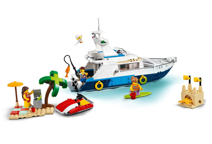 Конструктор BELA аналог Lego Creator 31083 Морские приключения (3 в 1)