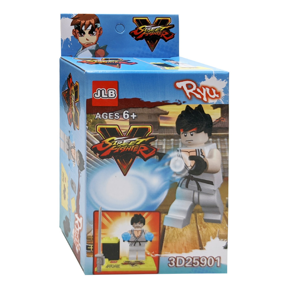 Конструктор JLB Минифигурки уличных бойцов Street Fighter 6 шт