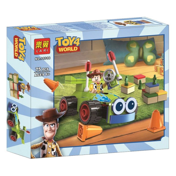 Конструктор LARI аналог Lego Toy Story 10766 Вуди на машине