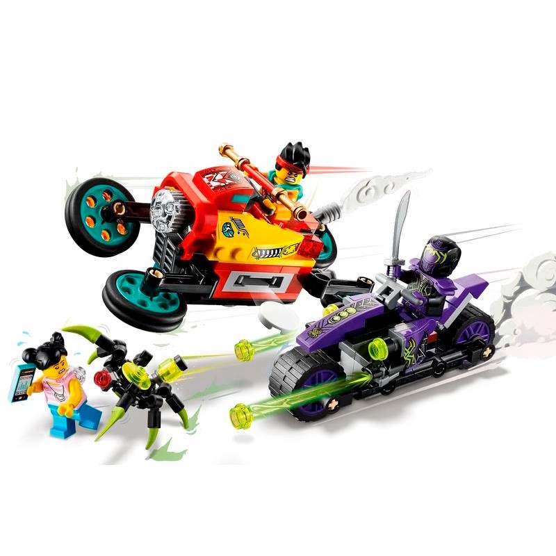 Конструктор аналог Lego Monkie Kid 80018 Небесный мотоцикл Манки Кида