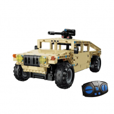 Конструктор Qman Военный джип Humvee на радиоуправлении