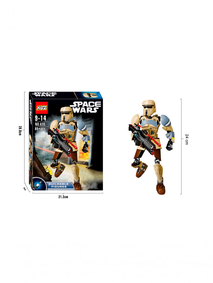 Конструктор аналог Lego Star Wars 75523 Штурмовик со Скарифа