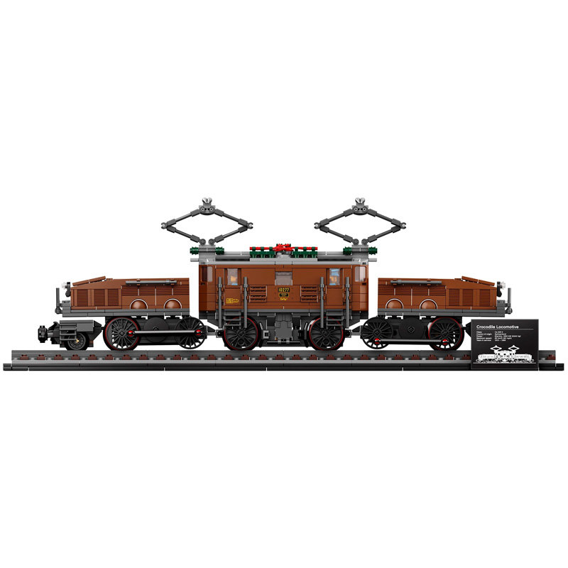 Конструктор No1 аналог Lego Creator Expert 10277 Локомотив «Крокодил»