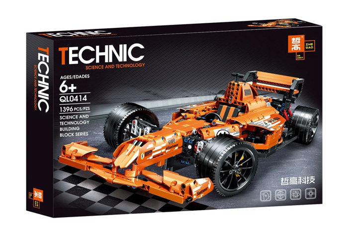 Конструктор ZheGao Гоночный болид Formula 1