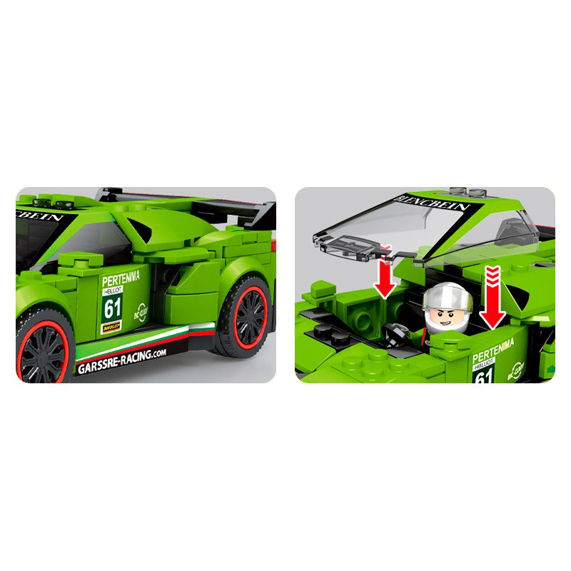 Конструктор Sembo Block Спорткар Lamborghini Veneno
