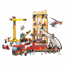 Конструктор аналог Lego CIty 60216 Центральная пожарная станция