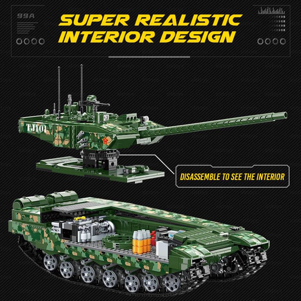 Конструктор QMAN Основной боевой танк Type 99 (ZTZ-99A)