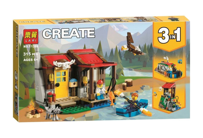 Конструктор LARI аналог LEGO 31098 Хижина в глуши