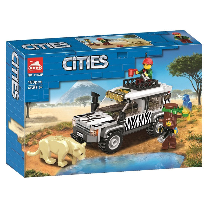 Конструктор аналог Lego City 60267 Внедорожник для сафари