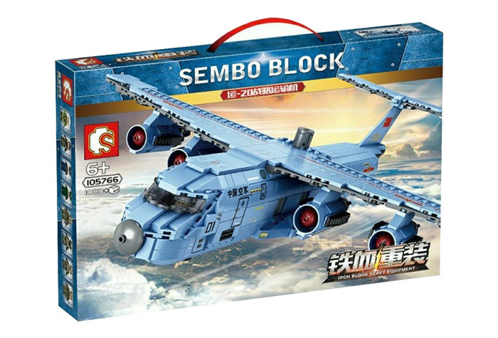 Конструктор Sembo Block Военно-транспортный самолёт Юнь-20