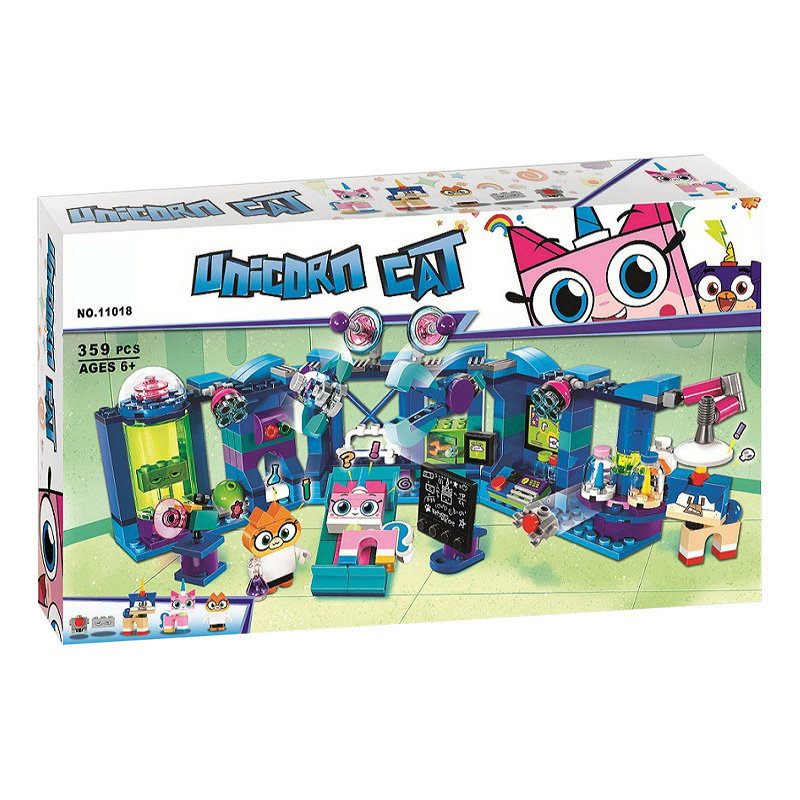 Конструктор BELA аналог Lego Unikitty 41454 Лаборатория доктора Фокса