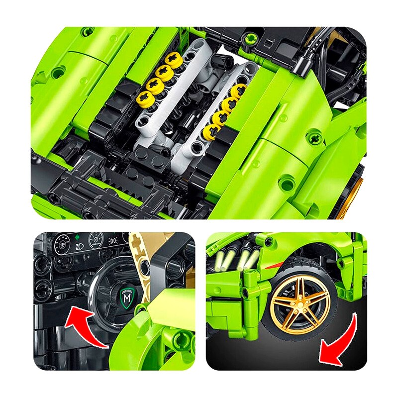 Конструктор Mork Спорткар Lamborghini Huracan Performante