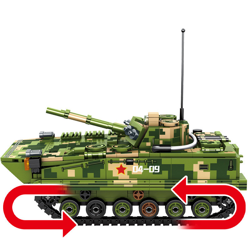 Конструктор Sembo Block Боевая машина пехоты ZBD-04