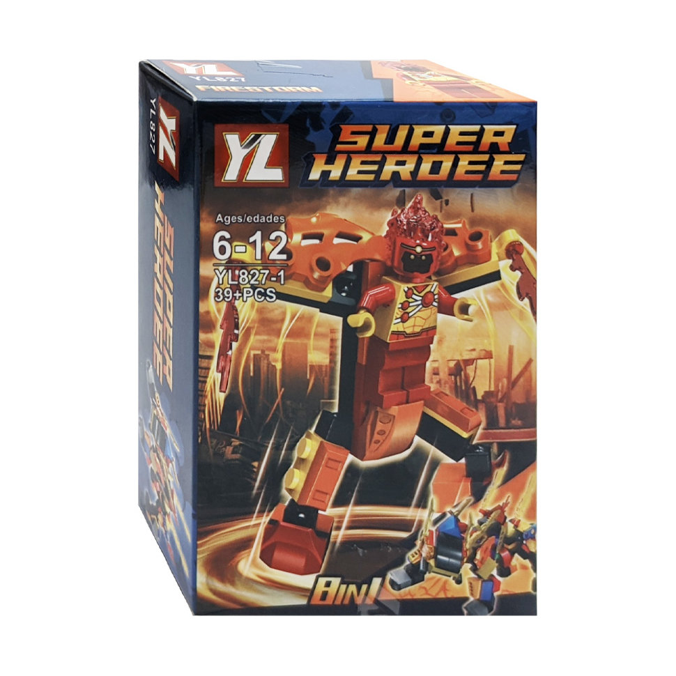 Минифигурки YL Супергерои 8 шт